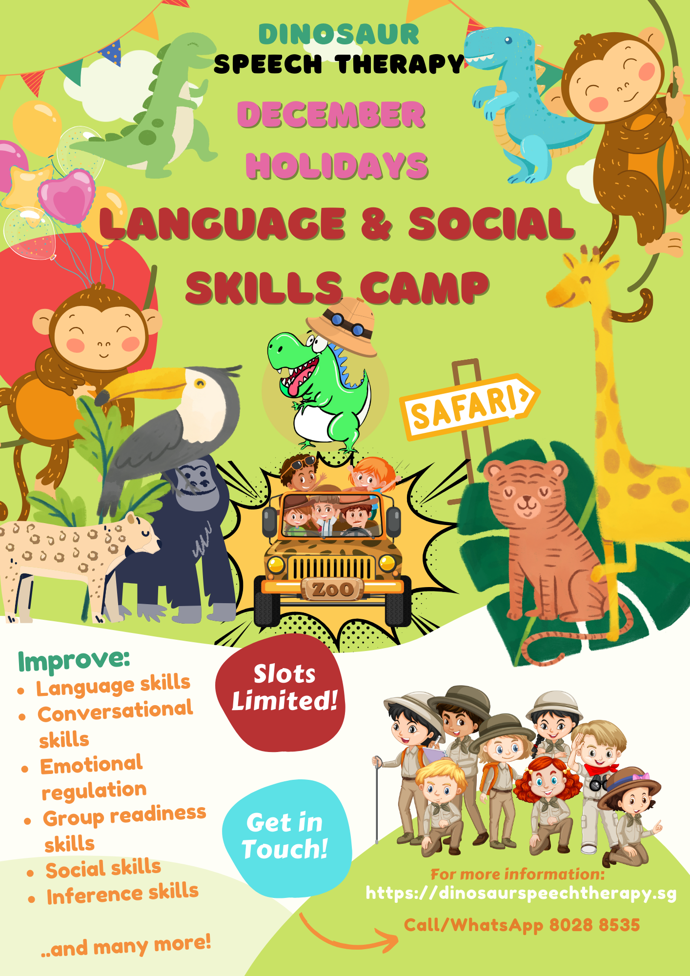Language And Social Skills Holiday Camp
