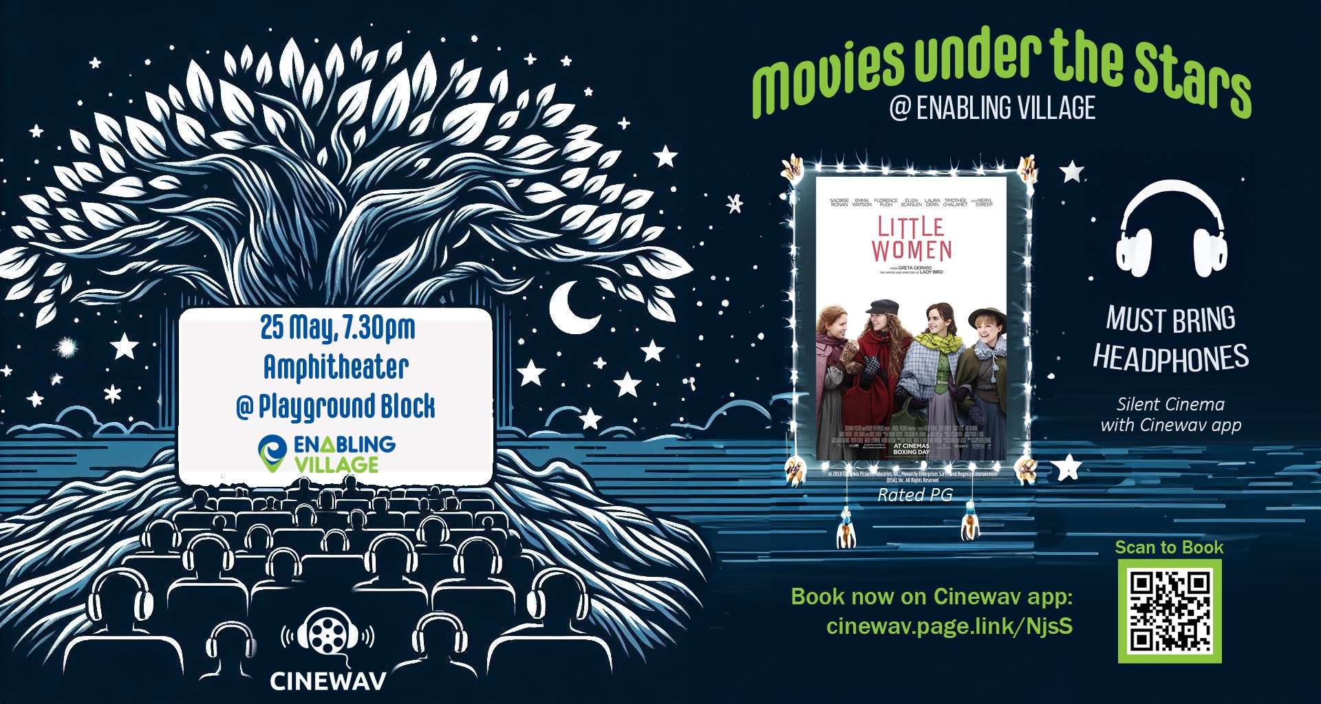 Movies Under The Stars At Enabling Village