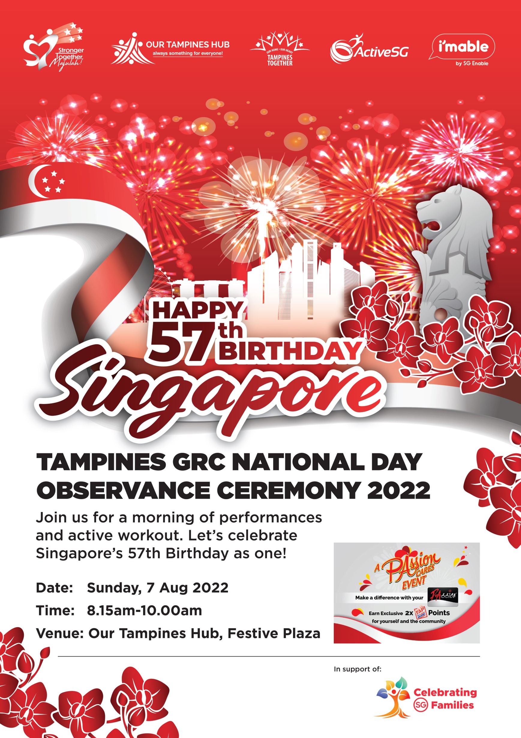  Tampines GRC National Day Observance Ceremony 2022